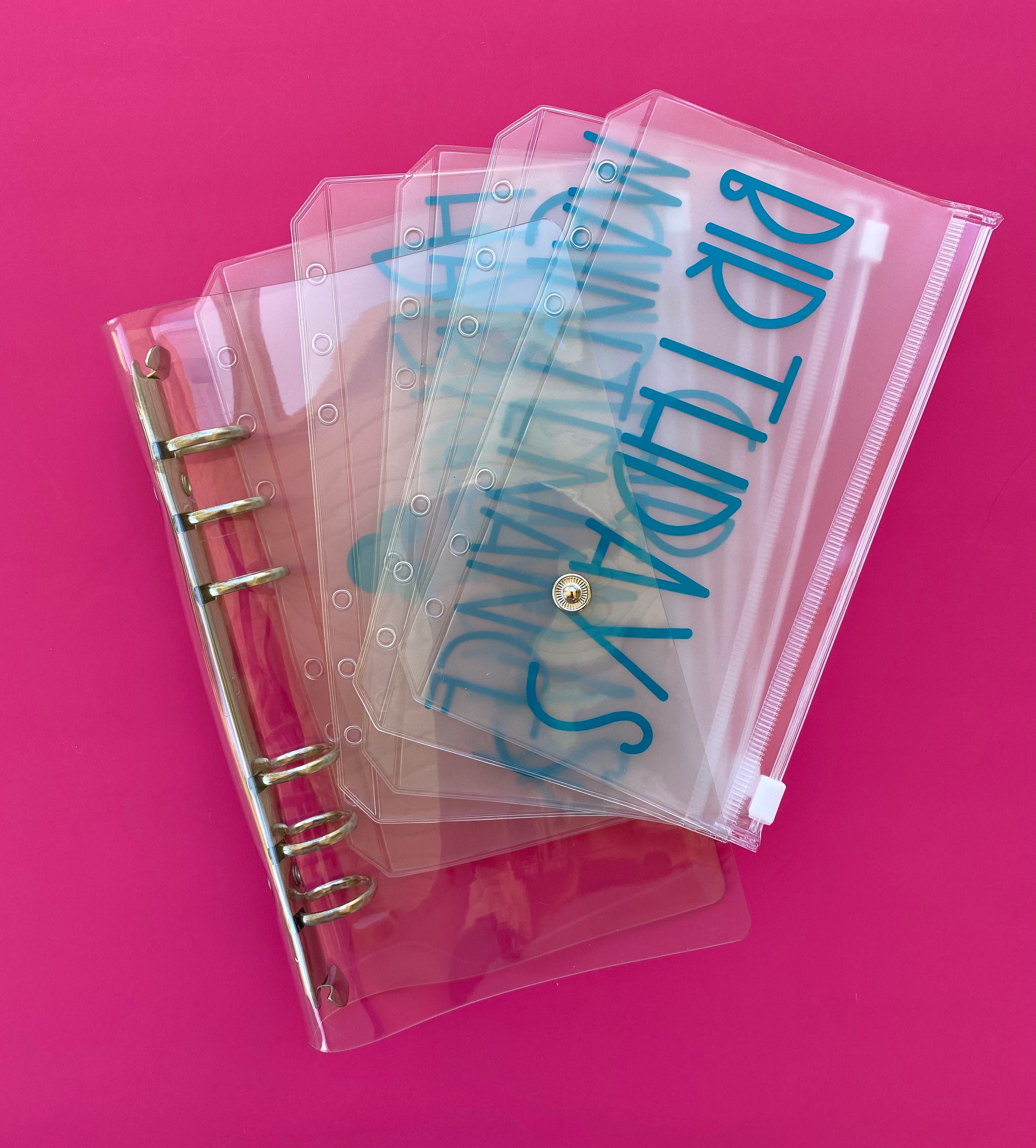 A6 Zip Pouches Cash Budgeting Zip Pouches Sinking Funds Etsy