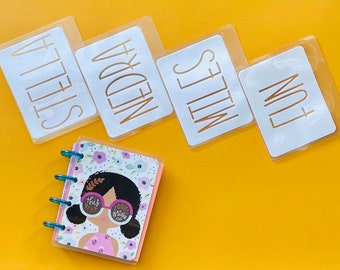 Micro Cash Envelopes Set of 4 | Choose your colors | Fits the 4 Disc Micro Happy Planner | Financial Planner