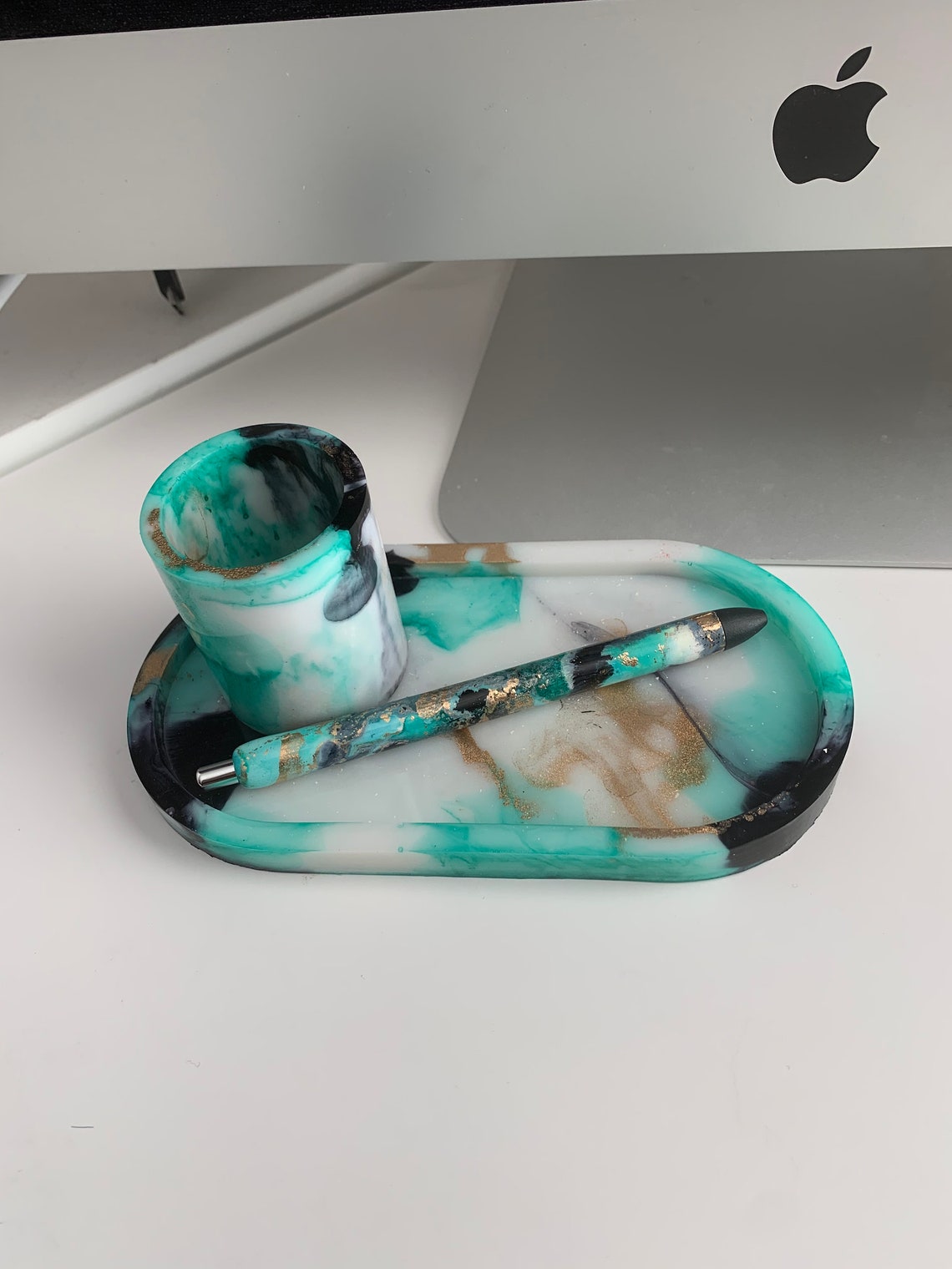 Desk decor Office decor trinket tray customized gifts Etsy