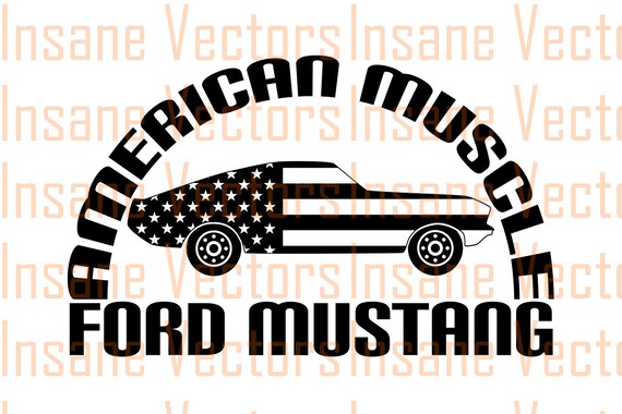 Classic vintage red mustang shirt design file Digital Download clipart TSHIRT DIY not physical item