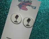 Retro Microphone Earrings