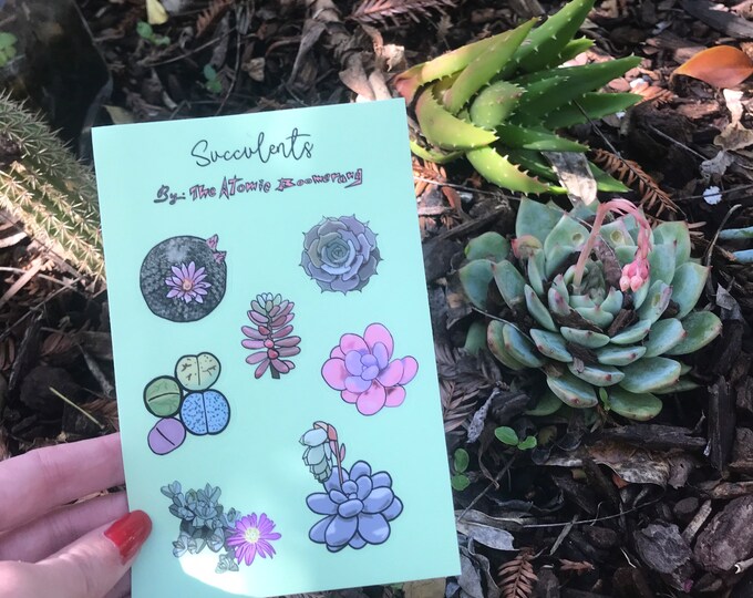 Succulent Stickers