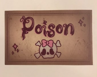 Poison label