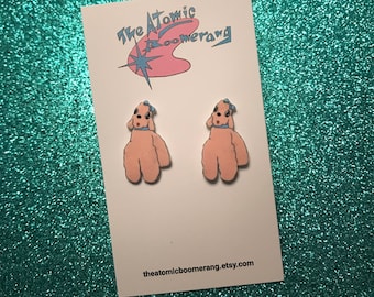 Poodle Earrings