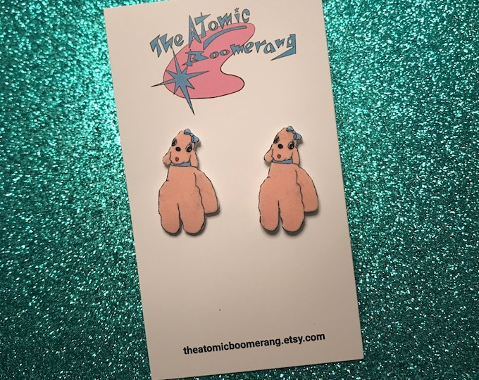 Poodle Earrings