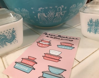 Pyrex Stickers