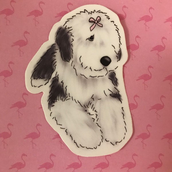 Old English Sheepdog Sticker