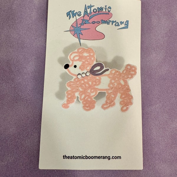 Cute Spaghetti Poodle Pin