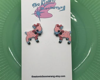 Reindeer Earrings (sterling silver)