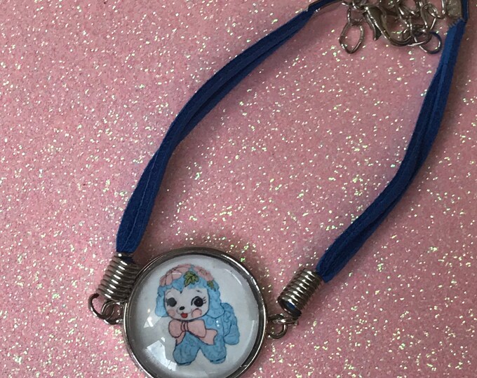 Glass Cabochon Lamb Bracelet