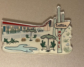 Cactus Motel Magnet