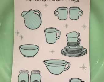 Jadeite Stickers