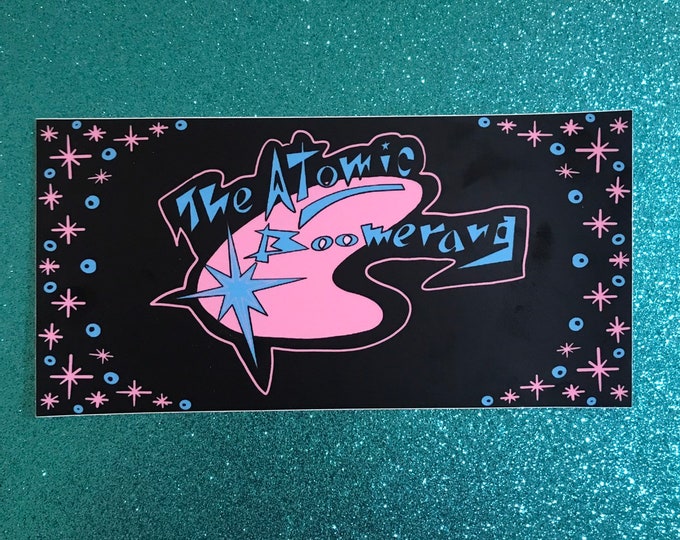 The Atomic Boomerang Bumper Stickers