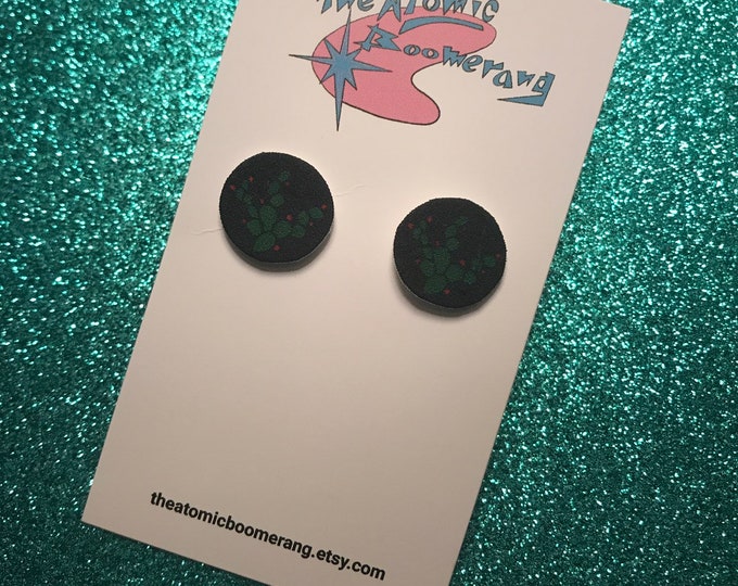 Cactus earrings
