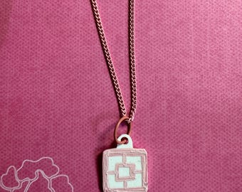 Breeze Block Necklace