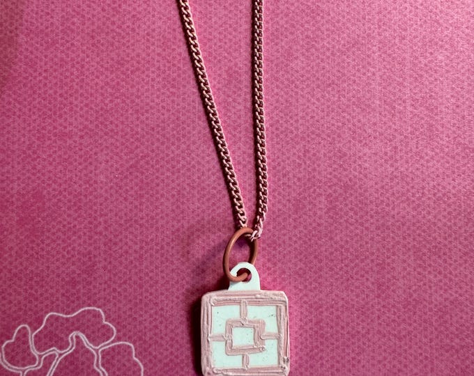 Breeze Block Necklace