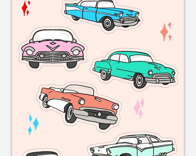 Classic Car Stickers