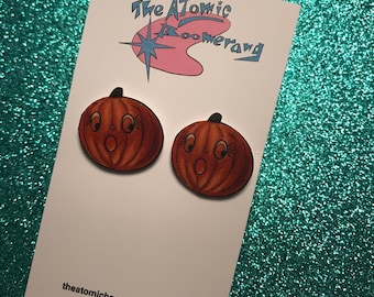 Pumpkin Earrings