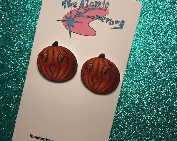 Pumpkin Earrings