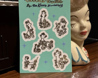 Noodle Poodle Stickers