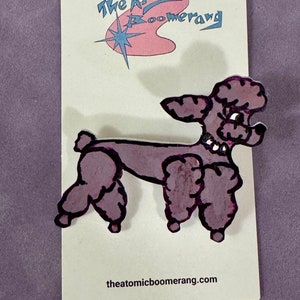 Poodle Pin