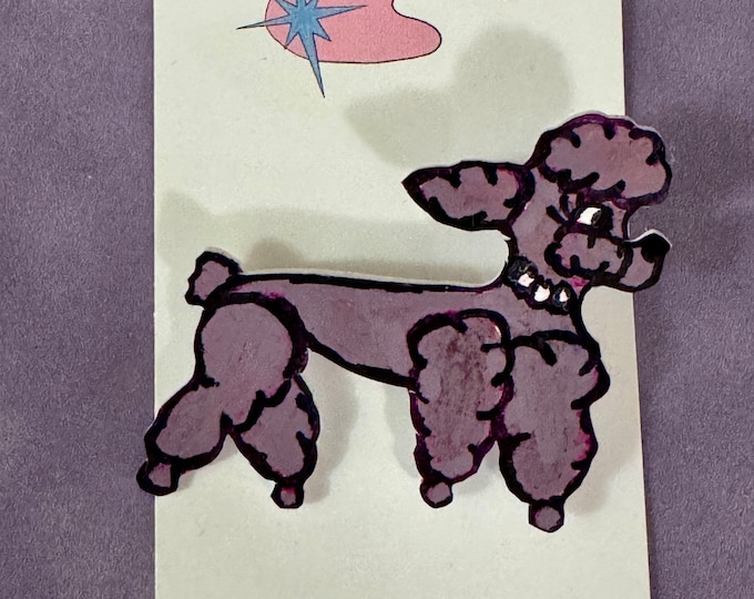 Poodle Pin
