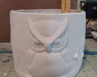 Owl planter ceramic