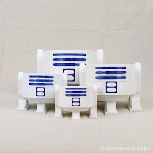 R2D2 inspiriert Droid 3D gedruckter Pflanzer