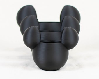 Jardinière ronde imprimée en 3D avec souris