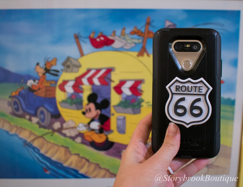 Route 66 3D Printed Swappable Popsocket