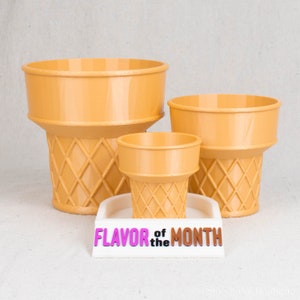 Ice Cream Cone Planter 3D Printed image 8