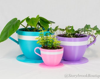 Teacup 3D Printed Planter