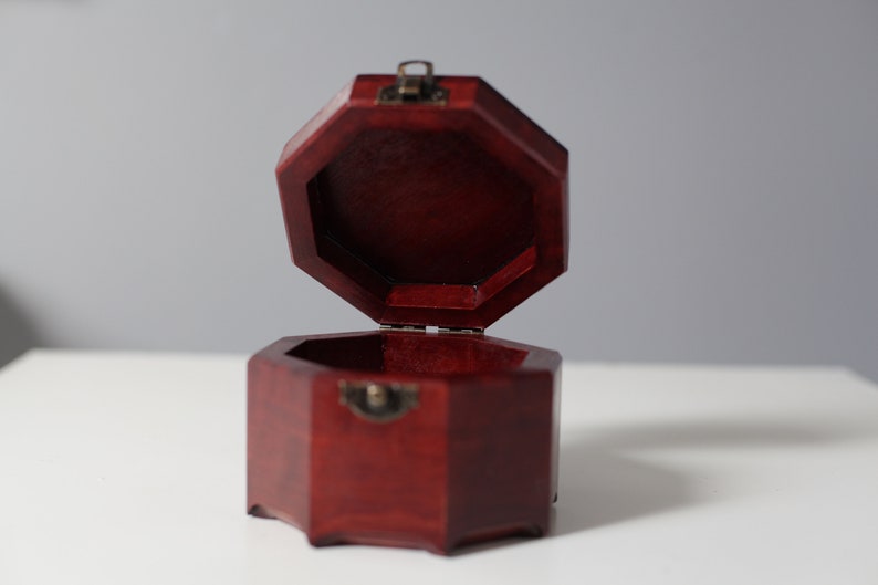 Jewelry box Ring box Wooden jewelry box Wooden box Wood box Jewellery box Jewelry holder Jewelry organizer boite bijoux Jewelry storage gift
