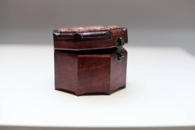 Jewelry box Ring box Wooden jewelry box Wooden box Wood box Jewellery box Jewelry holder Jewelry organizer boite bijoux Jewelry storage gift