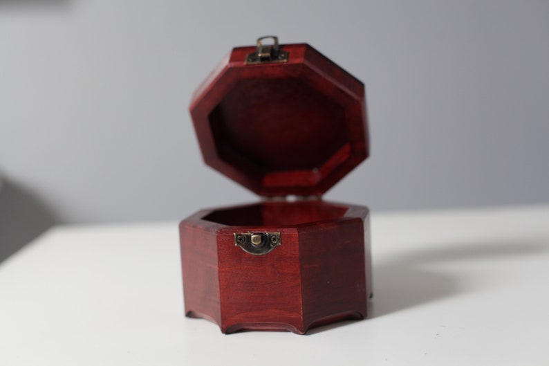 Jewelry box Ring box Wooden jewelry box Wooden box Wood box Jewellery box Jewelry holder Jewelry organizer boite bijoux Jewelry storage gift