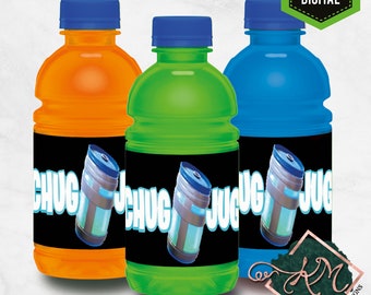 chug jug gatorade labels fortnite gatorade labels fortnite inspired drink labels water bottle labels chug jug fortnite digital - fortnite chug jug drawing