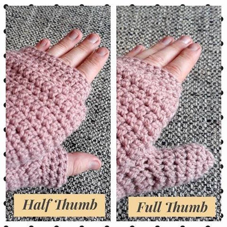 Ladies Mittens Fingerless Mittens Fingerless Gloves Flip Etsy