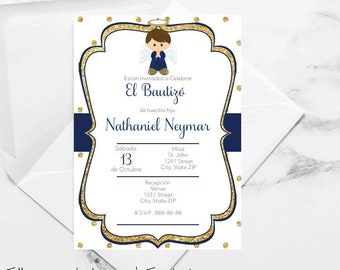 invitations de bautizo etsy