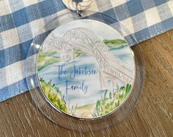 Sagamore Brücke Ornament | Personalisierte Cape Cod Kunst