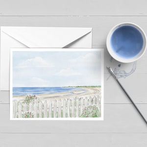 Corporation Beach Dennis Cape Cod biglietto d'auguri/Cape Cod/MA/cancelleria/set di biglietti in scatola/biglietto singolo/regalo/capo e isole/vuoto/nota
