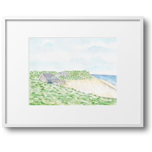 The Beachcomber COMAH Wellfleet Art Print|Cape Cod Art|Poster|Painting|Decor|Cape and Islands|MA| Cape Cod Gift|Map|Painting|Cape Cod Gifts