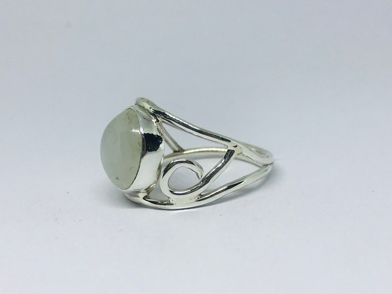 NATURAL RAINBOW MOONSTONE handmade ring gifts for her