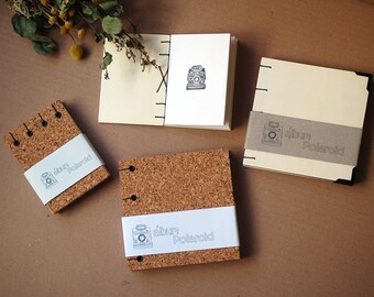 Polaroid album-Cork album-Polaroid photo álbum-Handmade Photo album-Wood Album-Polaroid 600-PolaroidSX, picture book, polaroid picture book