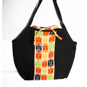 made from wool kimono,vintage kimono,simple bag