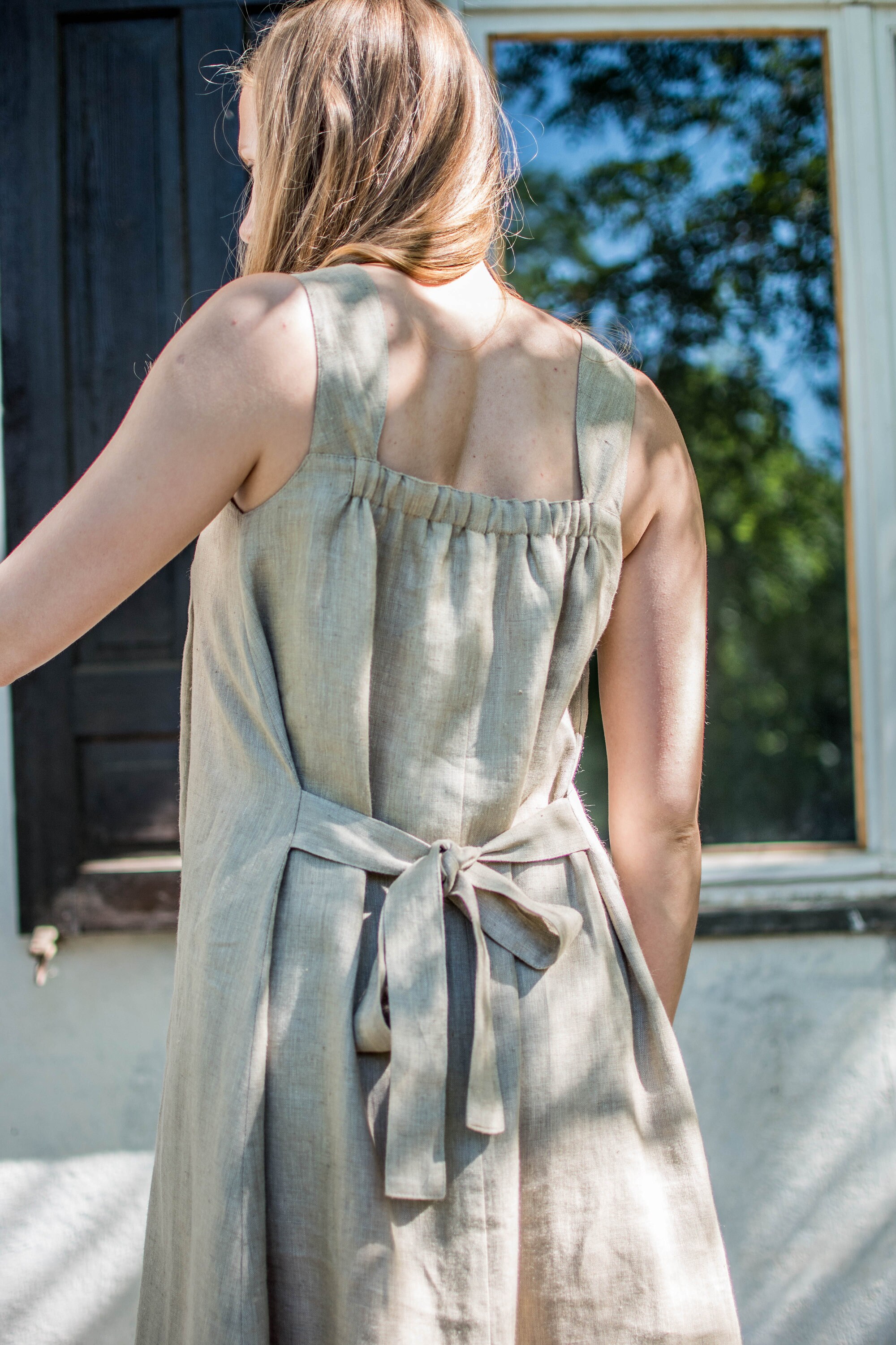 Natural Linen Dress / Mom and Daughter Dress / Summer and - Etsy