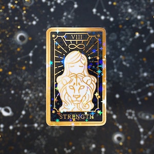 de tarot de force | Arcanes majeurs | Stickers vinyles holographiques psychiques