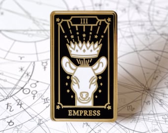 The Empress Tarot Card | Major Arcana Hard Enamel Pin | Oracle Accessory