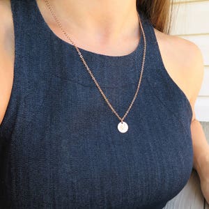 Initial Necklace, Engraved Jewelry, Customized gift, Name Initial Necklace, Personalized necklace, custom coin necklace, handmade necklace