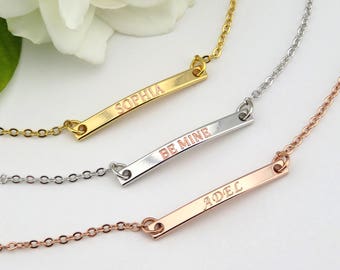 Bar Bracelet, Engraved Bracelet, Custom Bar bracelet, Name bracelet, Gold Bar bracelet, Initial bracelet, custom engraved bracelet,