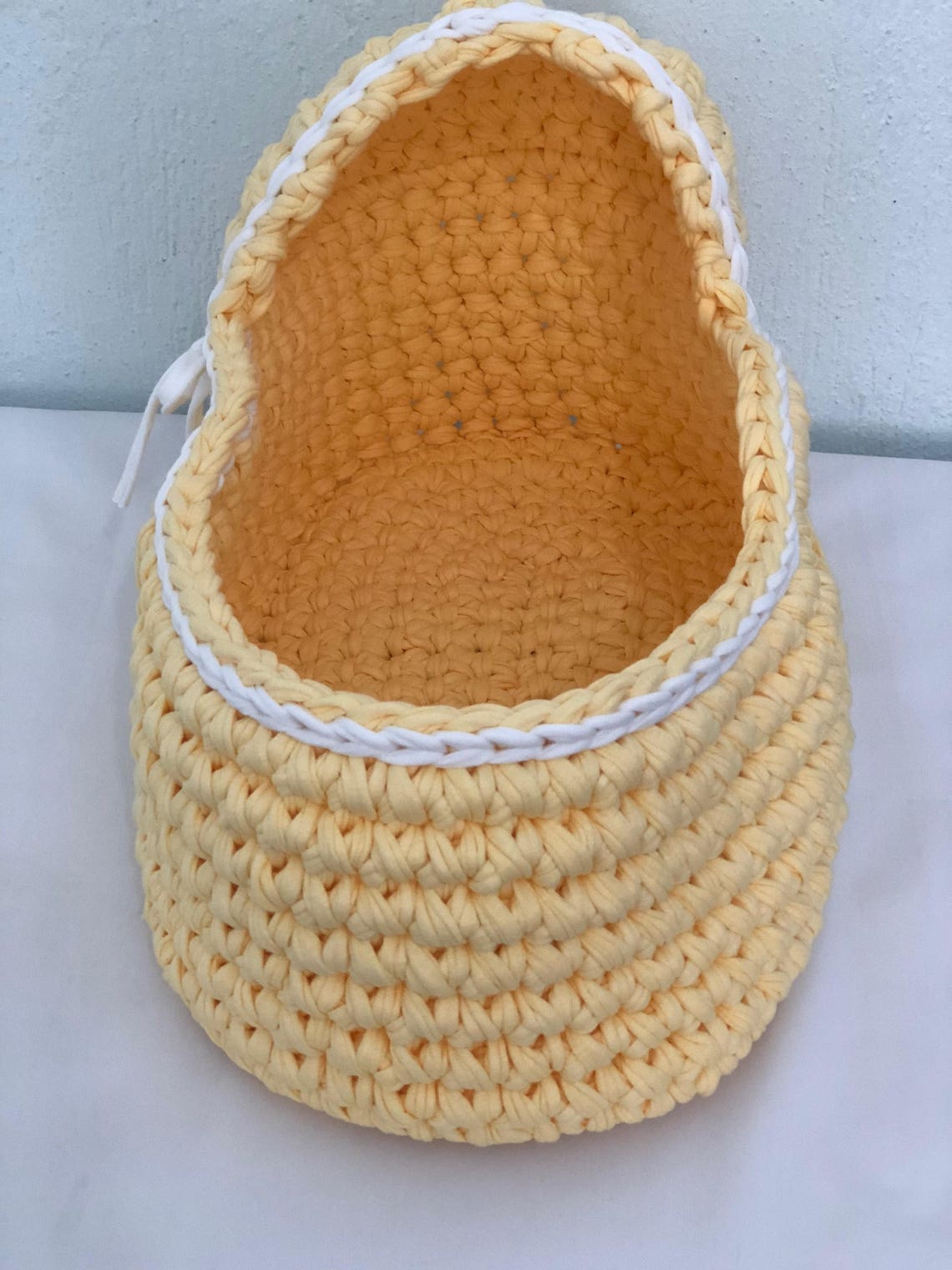 Crochet doll basket Baby doll moses basket Baby doll Etsy